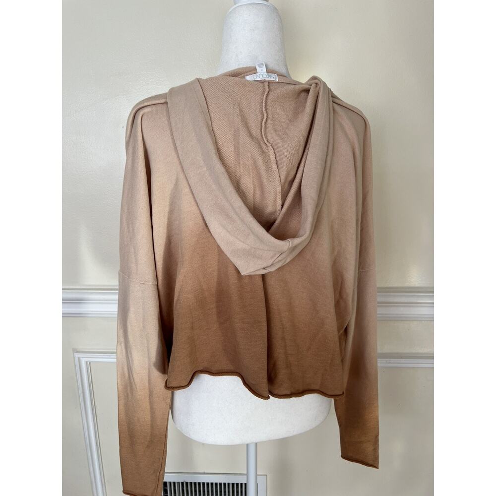 ABOUND Printed Hi-lo Hoodie In Rust Ombre size M women sweater A003561 - Picture 5 of 6